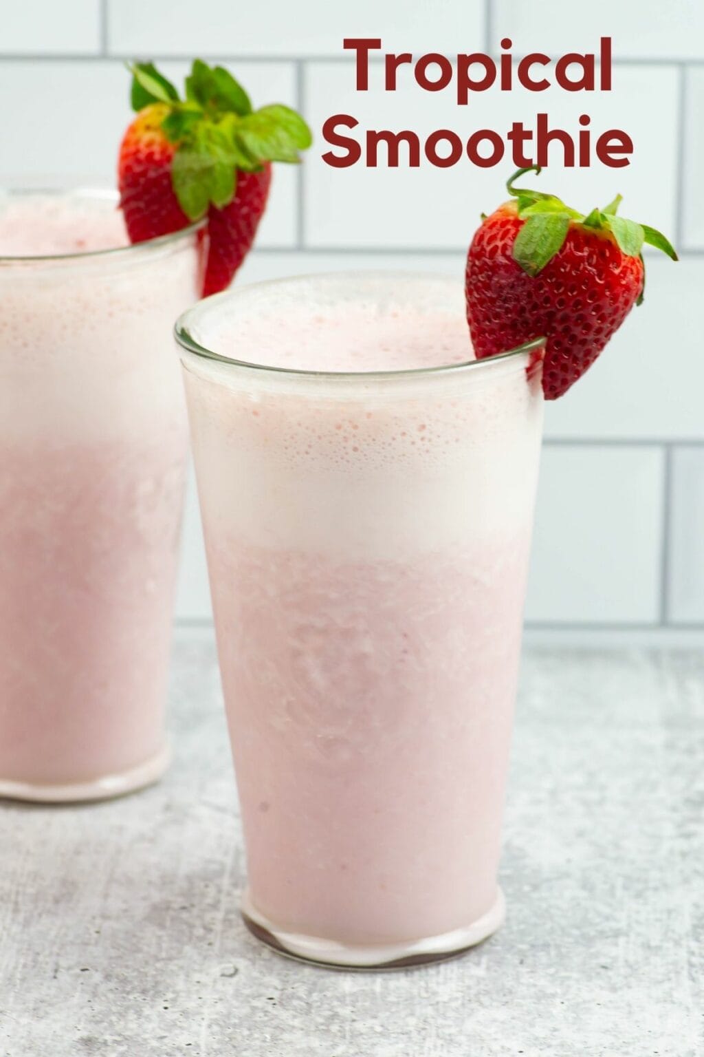 Tropical Smoothie Flour On My Face