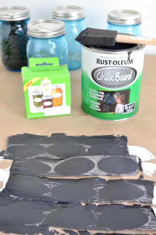 chalkboard labels, DIY chalk labels