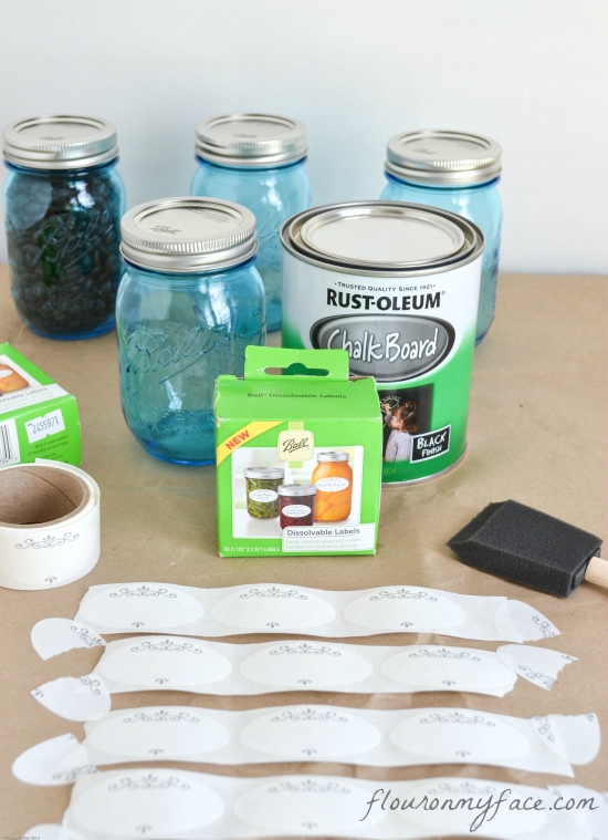 DIY PROJECT  Painted Chalk Labels For Your Glass Jars