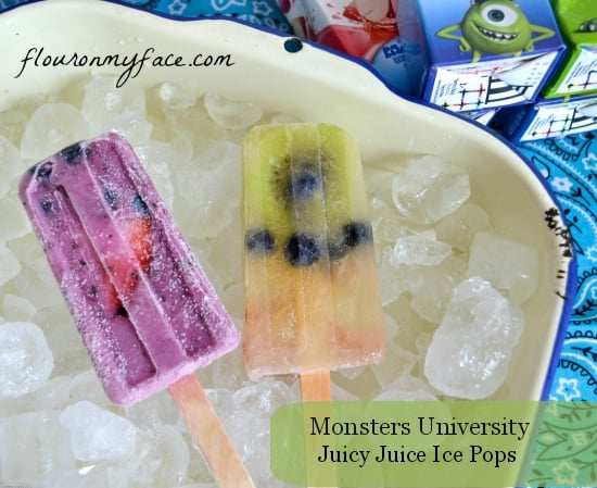 Juicy Juice, Ice Pops, Monsters University Ice Pops