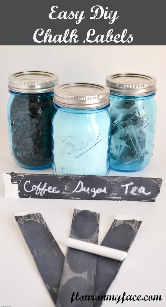 DIY Chalkboard Labels - Hoosier Homemade