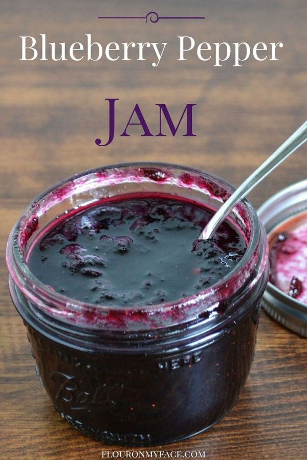 Blueberry Pepper Jam recipe Flour On My Face