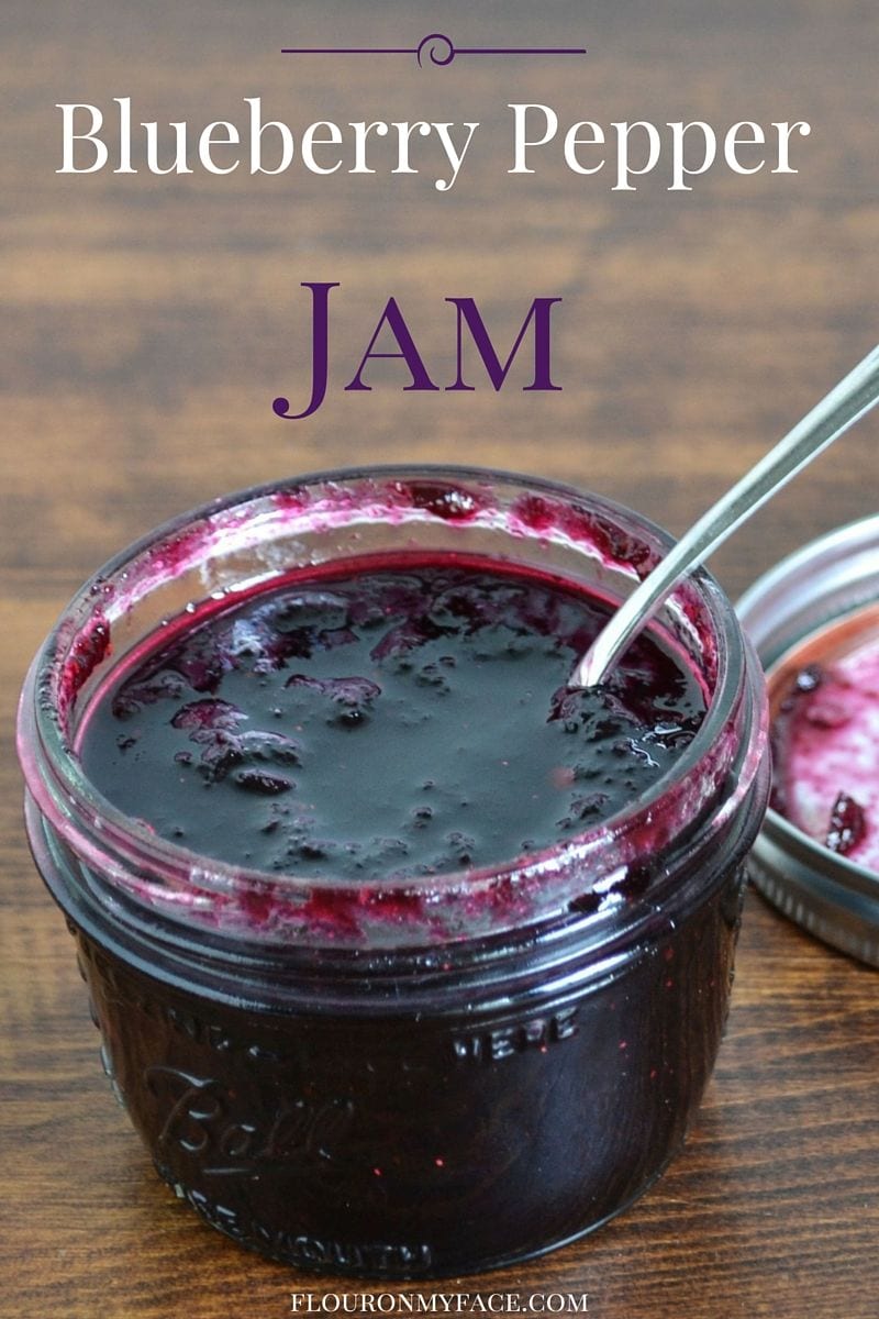 Blueberry Pepper Jam recipe - Flour On My Face