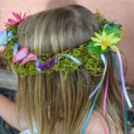 DIY Woodland Fairy Crowns are perfect for a fairy birthday party, a fairy tea party or just for fun when you want to feel special like a fairy via flouronmyface.com