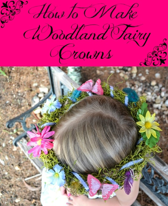 How to make fairy crowns, fairies, fairy costume, fairy party, fairy party favors, DIY Fairy Party via flouronmyface.com