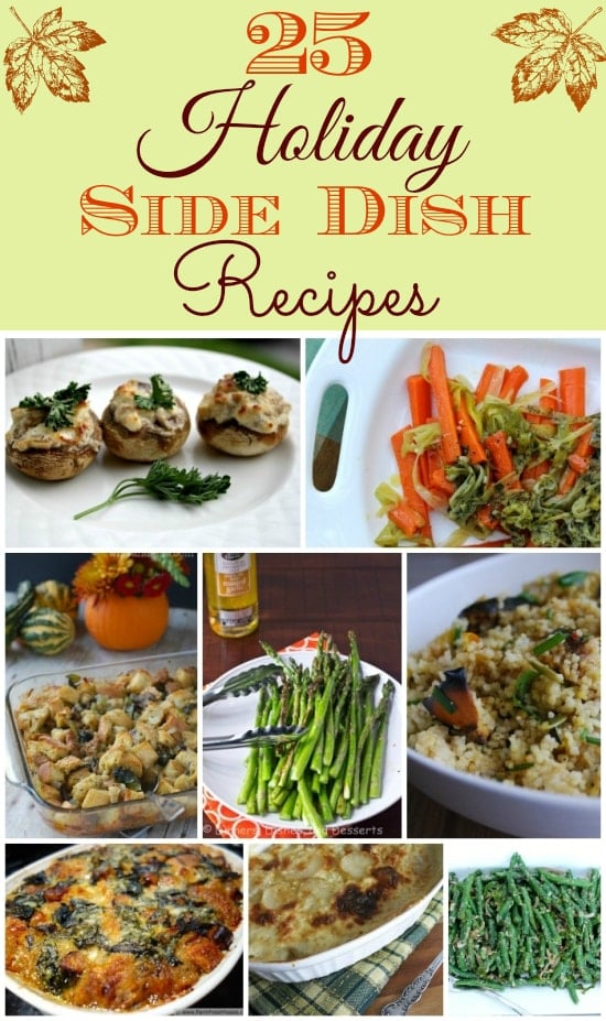 Holiday, side dish recipes. side dishes, thanksgiving, meal planning. Holiday recipes