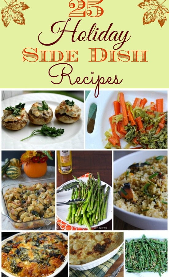 Holiday, side dish recipes. side dishes, thanksgiving, meal planning. Holiday recipes