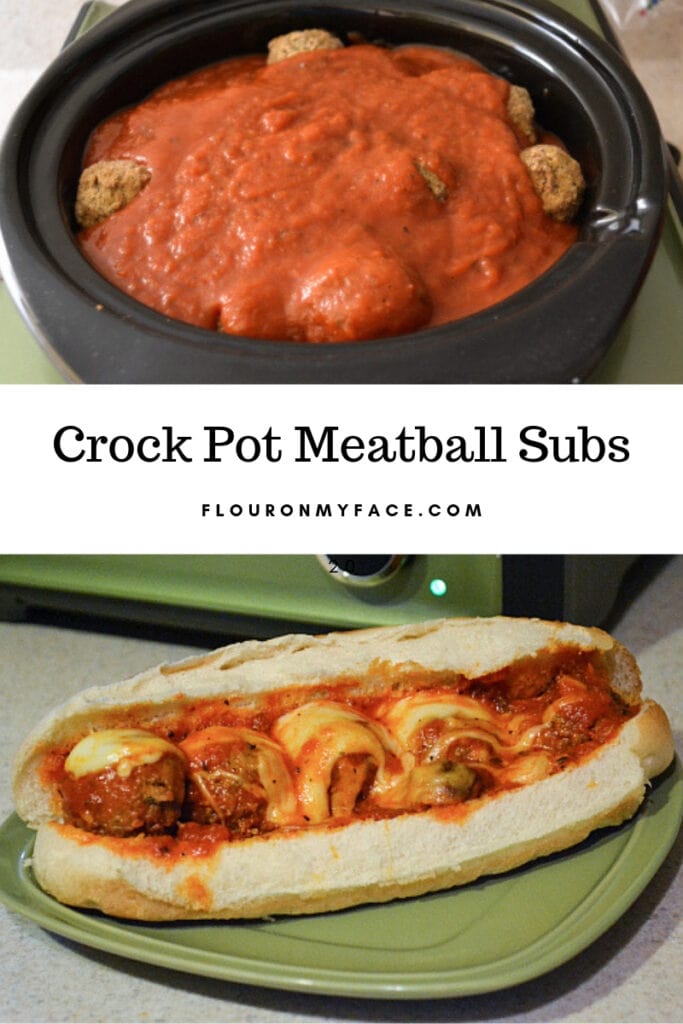 Easy Crock Pot Meatball Sub Flour On My Face