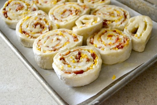 Cheesy Rolls, Cheddar Bacon Garlic Pinwheels recipe, No Kid Hungry