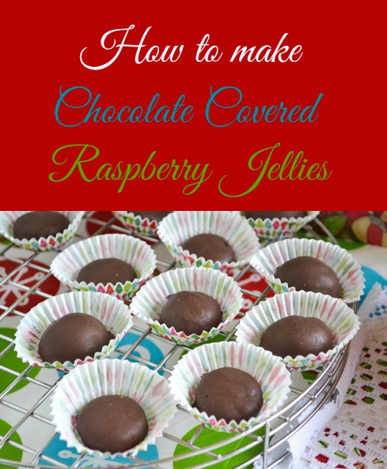 Homemade Old Fashioned Raspberry Jellies Candy recipe is a great homemade Christmas gift.