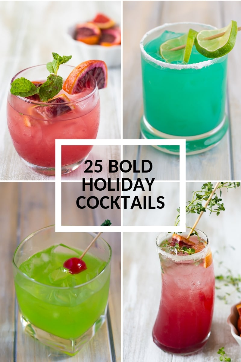 collage image 25 Bold and Delicious Holiday Cocktail Recipes