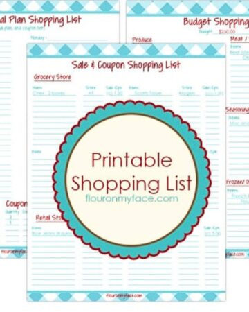 Preview image of 3 free meal planning printables.