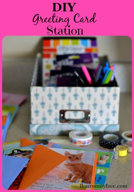 DIY Greeting Card Station