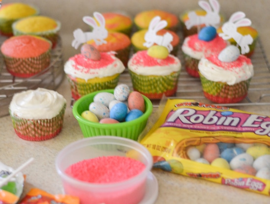 Easter Cupcakes, HERSHEY'S Robin Eggs, Easy Cupcakes