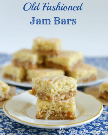 old fashion jam bars, cake bars, jam bar recipe,