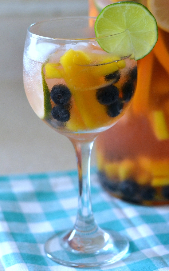 Pink Moscato Sangria recipe, Moscato Sangria, Sangria recipes