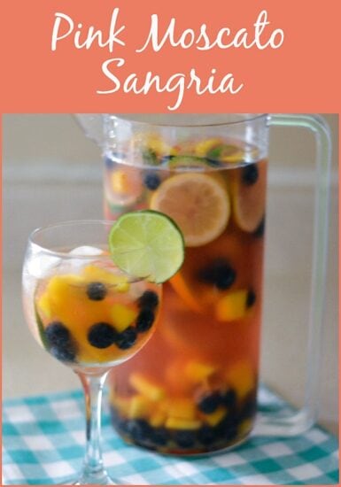 Pink Moscato Sangria Recipe-Flour On My Face