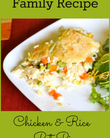 Easy Chicken and rice pot pie recipe,easy family recipes, Uncle Bens Rice recipes, easy chicken recipes,