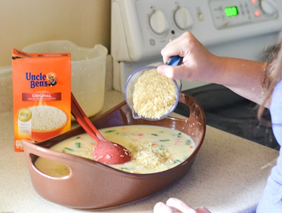 Uncle Ben's Rice, rice recipes, chicken recipes, easy family recipes, chicken and rice pot pie