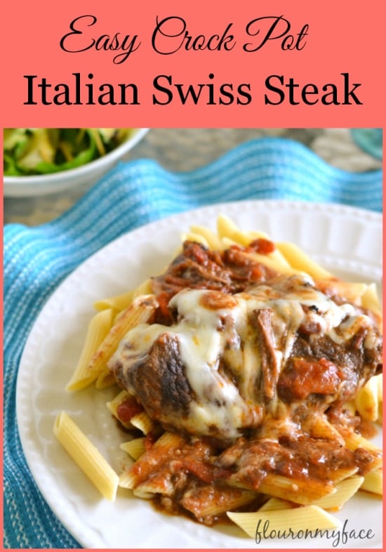 #shop, Easy Crock Pot Swiss Steak, Italian Swiss Steak, Hunt's diced tomato recipe, easy family meals, 