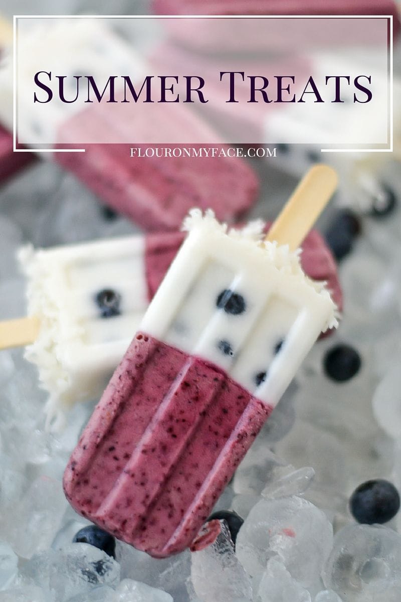 Cool off with these refreshing Summer Treat recipes via flouronmyface.com