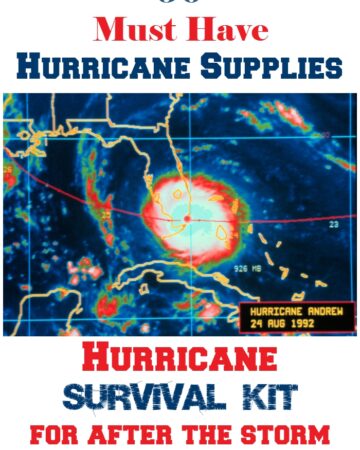 50 Must have Hurricane Supplies for after the storm via flouronmyface.com
