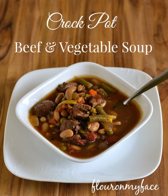 Easy Crock Pot Vegetable Soup