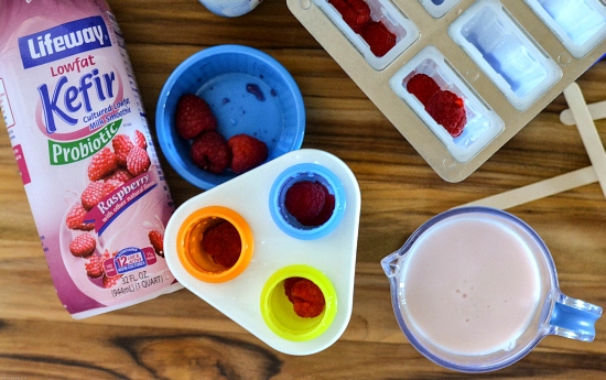 #shop, Lifeway Kefir Ice Pops, Raspberry Kefir recipe, kefir ice pops, probiotic ice pops 