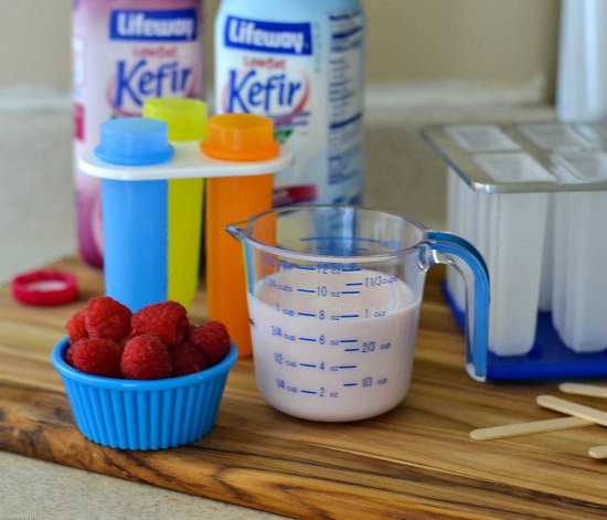 #shop, raspberry kefir, #KefirCreations , kefir recipes, ice pop recipes, healthy ice pop recipes