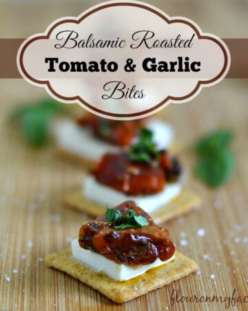Balsamic Roasted Tomato Garlic Bites, Triscuit, #TriscuitSnackoff