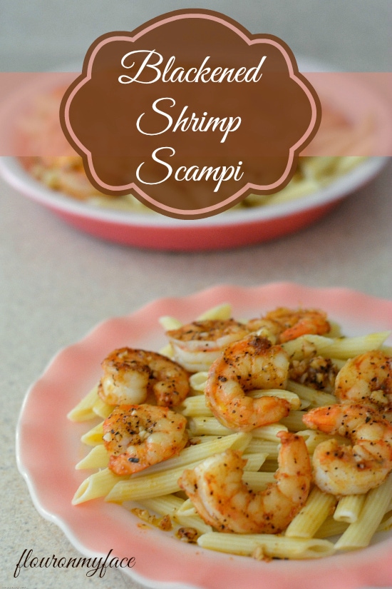 blackened shrimp scampi #pantryinsiders