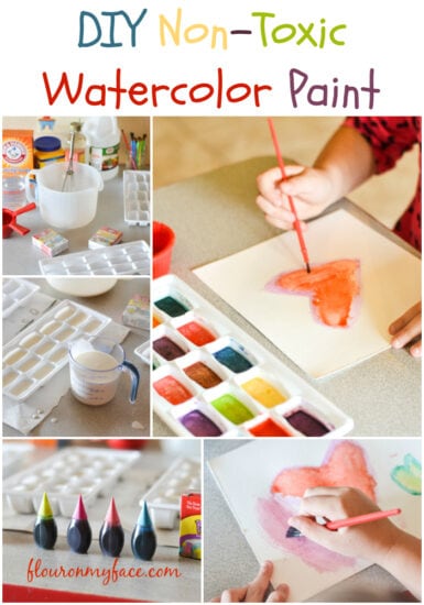 DIY Watercolor Paints - Flour On My Face