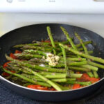 Sauteed Asparagus, cooking with Pompeian, Olive Oil, Cooking healthier with olive oil