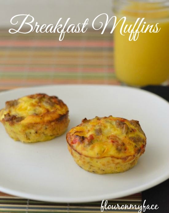 freezer meals: healthy low carb breakfast muffins