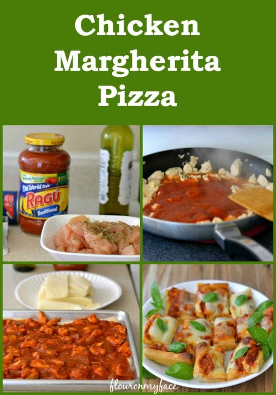 Chicken Margherita Pizza, 