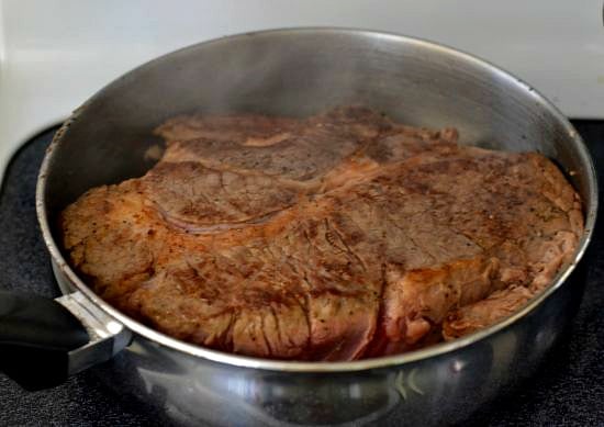 Pot Roast Recipe, how to brown meat, 