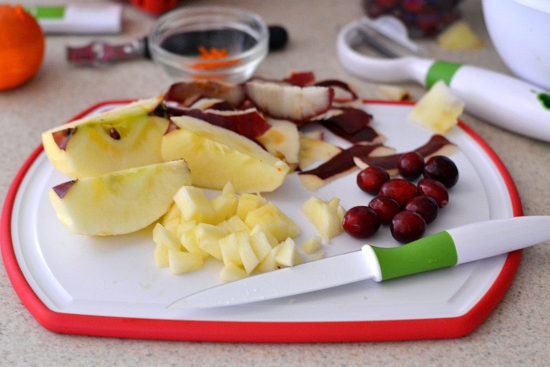 Cranberries, Apples, cinnamon, cheesecake bites, appetizers