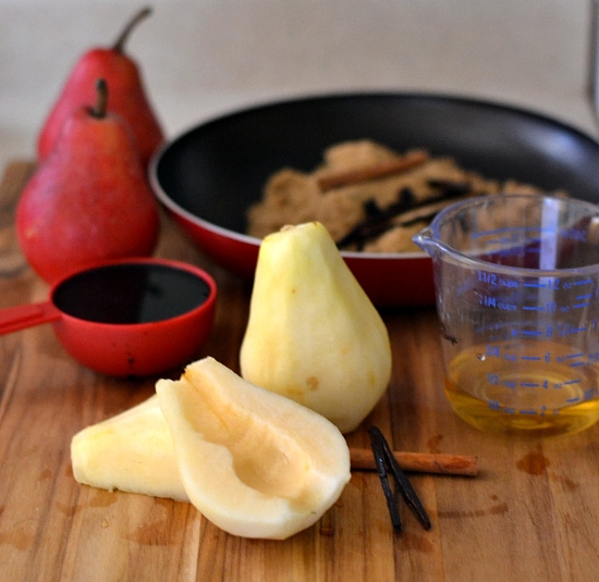 Balsamic Poached Pears, Farberware Cookware, #SeasonstoCelebrate 