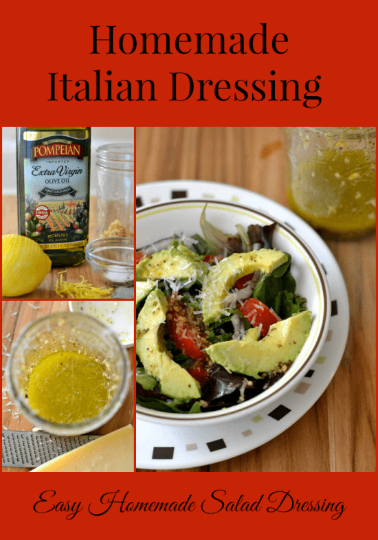 Easy Homemade Italian Dressing, Olive oil, Pompeian