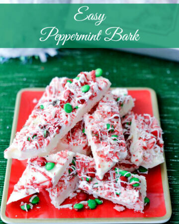 Easy Christmas Peppermint Bark recipe