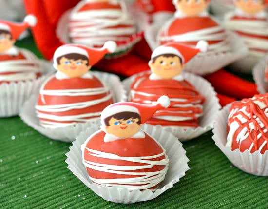 Elf On The Shelf recipes, Oreo Cookie Balls, Christmas Oreo recipes, OREO recipes, christmas recipes