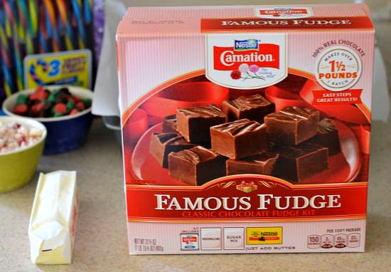 #shop, fudge kit, Carnation, Famous Fudge recip