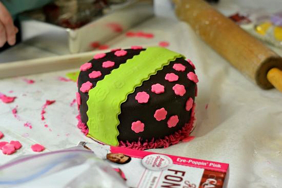 beginner fondant decorating, cake boss party