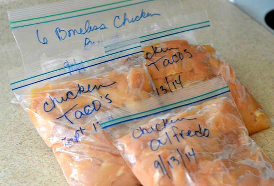 freezing boneless chicken breasts