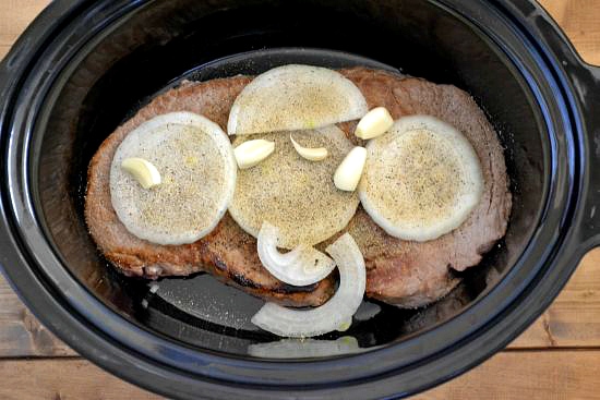How to make London Broil in a crock pot