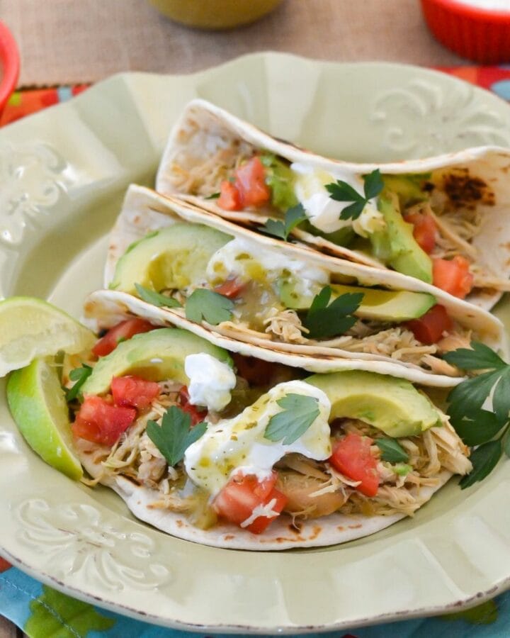 Crock Pot Garlic Lime Chicken Salsa Soup - Flour On My Face