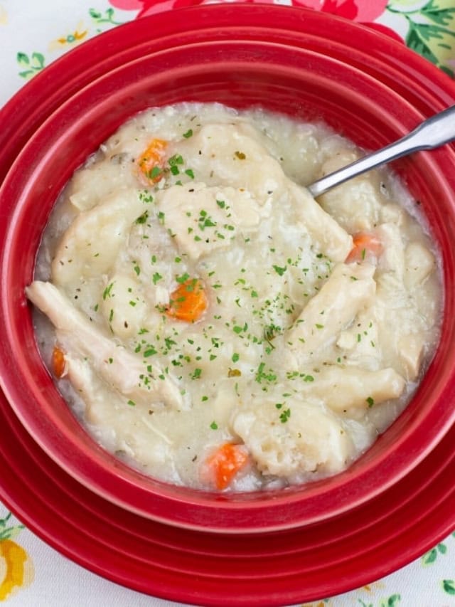 Easy Crock Pot Chicken and Dumplings