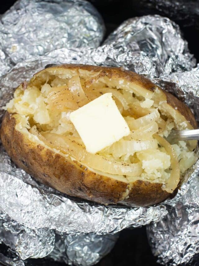 Crock Pot Baked Potatoes - Flour On My Face