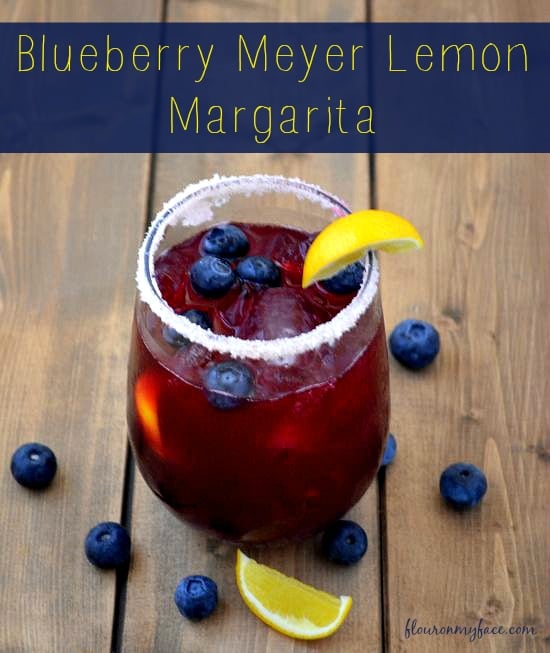 Blueberry Meyer Lemon Margarita