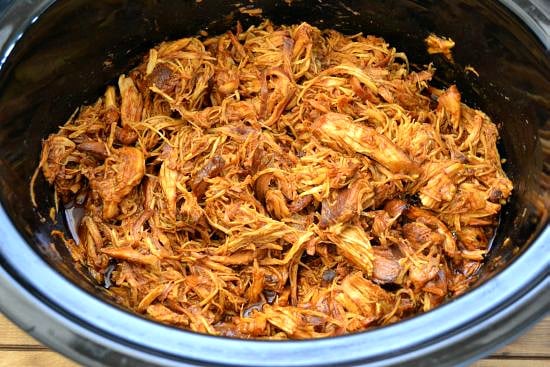 Crock Pot Raspberry Chipotle Pulled Chicken recipe